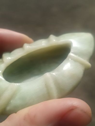 Qing Dynasty Jade Brush Washer