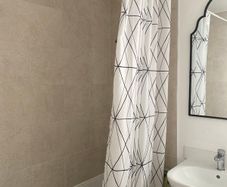 Ikea Shower Pole, Rings and Curtain