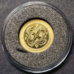 2007 Central Bank Celtic Culture 20 Euro Gold coin in box with Coa. (1.24 Grams)
