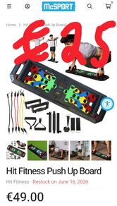 Push up board.