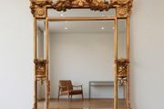 Large ornate mirror that can be used as an Overmantle