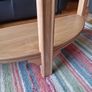 Light oak hall table Image 3