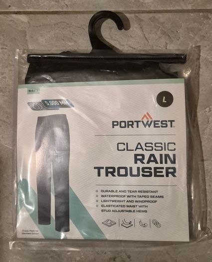 Portwest Rain Trousers Size L