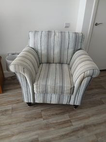Fabric armchair