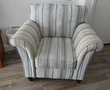Fabric armchair