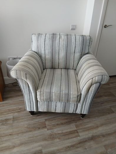 Fabric armchair
