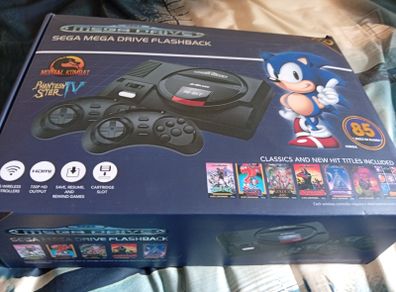 Mega Drive Flashback HD console 85 Games Included Boxed And Working excellent condition