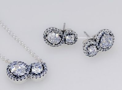Pandora Embracing Halo Necklace  Brand New