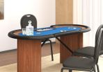 10-Player Poker Table with Chip Tray