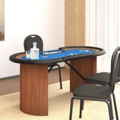 10-Player Poker Table with Chip Tray