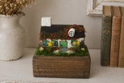 Handcrafted tiny wooden cottage