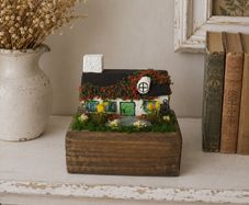 Handcrafted tiny wooden cottage