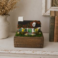 Handcrafted tiny wooden cottage
