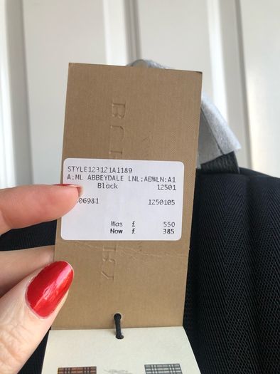Burberry Abbeydale backpack - brand new with tags