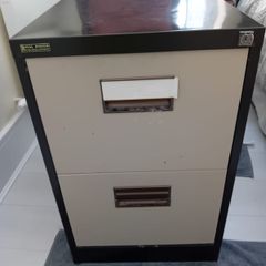 2 Drawer Metal Filing cabinet with key collection Malahide