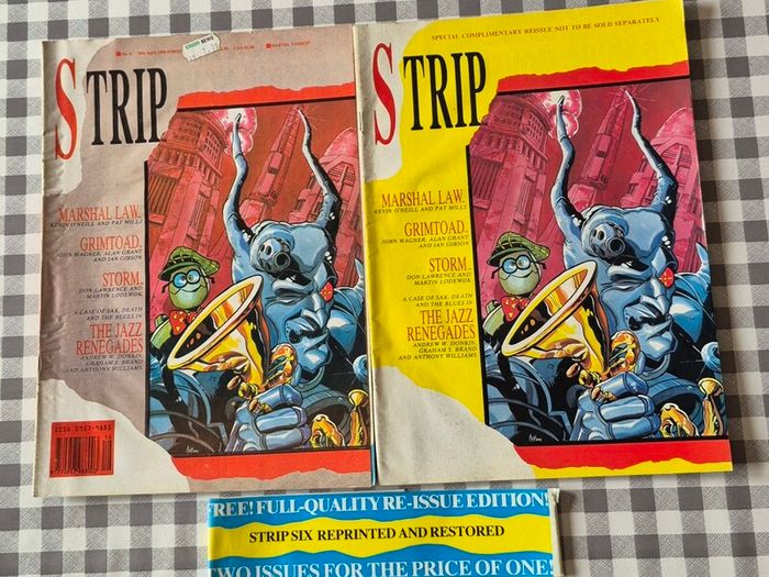 Marvel UK "STRIP" Comic Magazine Anthology (1990) Collection