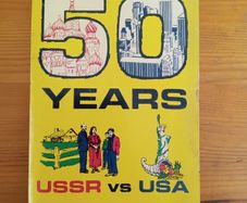 50 years USSR vs USA. Vintage History 1968.