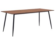 Dining Table Brown 180x90x75 cm MDF