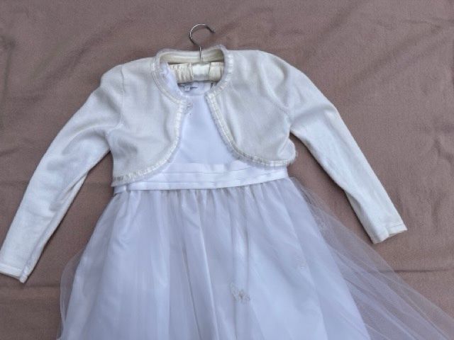 Beautiful tigerlily white Communion Dress