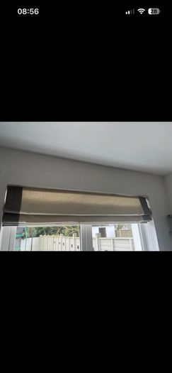 Linen chic Roman blind