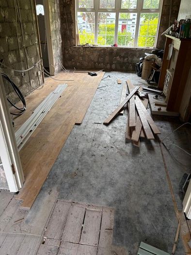 25 m2 Solid Wood Floor