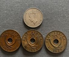 Vintage East Africa Shilling & Cents
