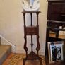 Mahogany  Plant Stand Image 2