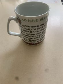 An Irish blessing mug