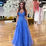Debs dress Grantley Periwinkle Dress. Image 4