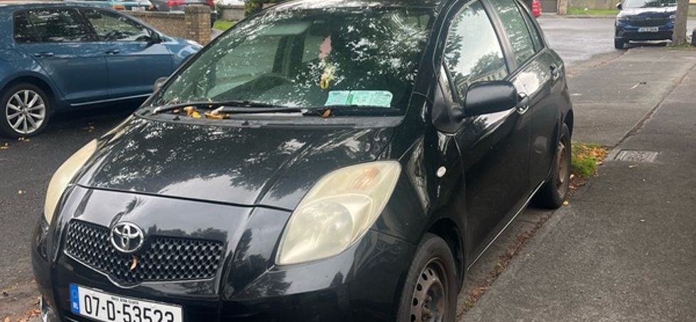 2007 Toyota Yaris sold as seen