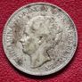 Netherlands 1 Gulden 1929 Queen Wilhelmina Silver Coin Image 2