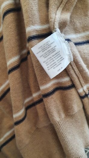 gant pima cashmere jumper size xl sand in fab condition
