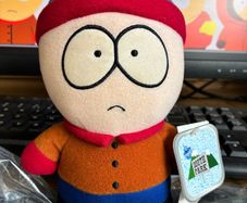 1998 South Park 5.5" Stan "felt shoes"Plush with all tags