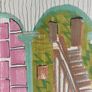 Original art Marrakech Drawing contemporary Irish Art abstract painting Image 2
