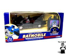 Corgi 1960's DC Comics Batmobile Die Cast Car  1/24 Scale Die Cast Vehicle w Opening Hood & Talking Bat communicator Collectible 1:24 Sealed