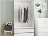 Wardrobe White 100x50x200 cm Chipboard