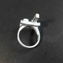 Vintage 925 Sterling Silver Womens Ring Image 3