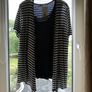 Ladies clothes. Personal Choice. 2 Piece. Inner top is sleeveless. Navy and White. Cardigan has lovely detail. As new. Never worn. Labels on. Size 20 > 22 Image 2
