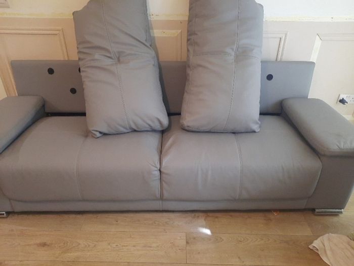 leather sofa