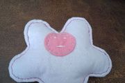 handmade white star