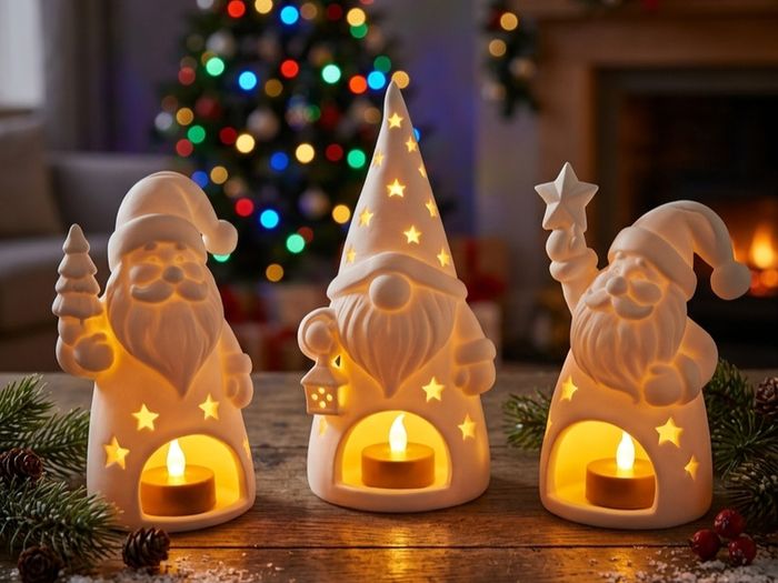 Atmospheric Christmas Figures 3d printed