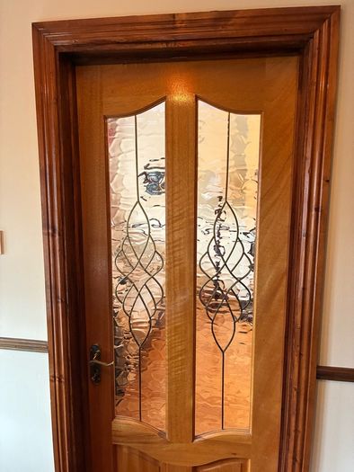 Interior glass and wooden doors