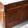 Antique Spanish Kitchen Cabinet with Marble Top Image 3