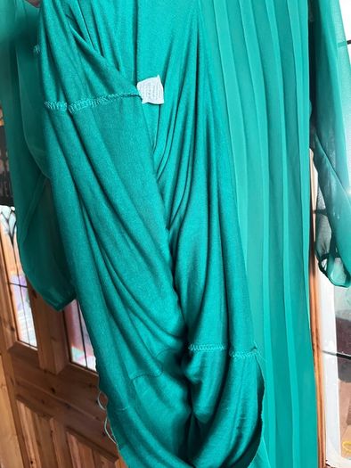 long dress pleated