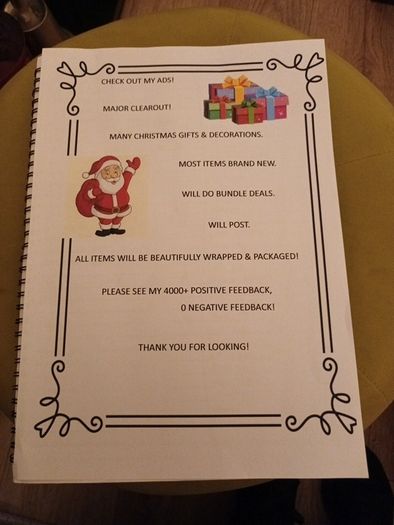 Christmas Clearout