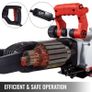 Wall Chaser, 34 mm Cutting Depth Wall Cutting Machine 2500W Wall Groove Cutting Machine 38 mm Cutting Width Wall Slotting Machine With 5 Saw Blades 115 mm Diameter 6300r/Min with Infrared Ray Image 6