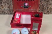 9 X Titleist Pts Wound Golf Balls 3 X 3 Pack Coca Cola Branding Advertising