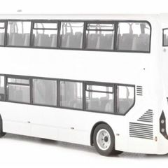 Northcord : 1:76 white bus, Free Post