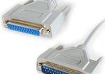 RS232 Male to Female Straight Cable Lead Printer PC Connection