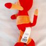M&S My First Stripey Monkey Plush Orange Red Stripe Image 2